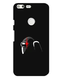 Чехол для Google Pixel XL с картинкой «Among Us шлем»