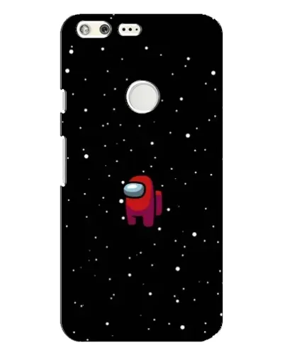 Чехол для Google Pixel XL с картинкой «Красный Among Us»