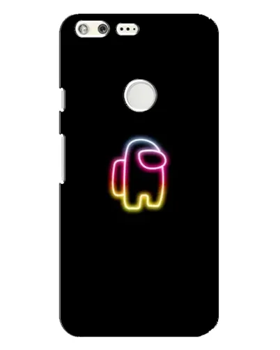 Чехол для Google Pixel XL с картинкой «Among Us градиент»