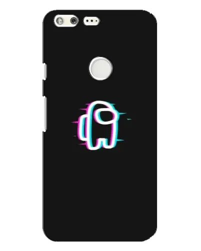 Чехол для Google Pixel XL с картинкой «Among Us неон»