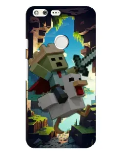 Чехол для Google Pixel XL с картинкой «Стив и гусь»