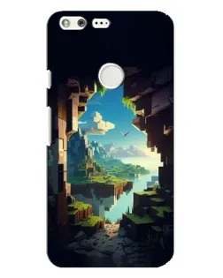 Чехол для Google Pixel XL с картинкой «Вид из пещеры»