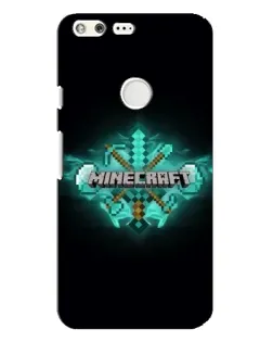 Чехол для Google Pixel XL с картинкой «Minecraft Diamond лого»