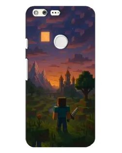Чехол для Google Pixel XL с картинкой «Стив у башни»