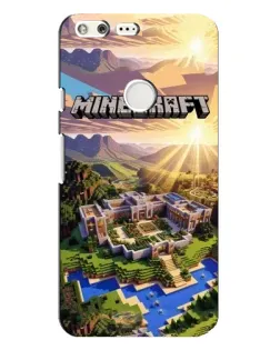 Чехол для Google Pixel XL с картинкой «Minecraft панорама»