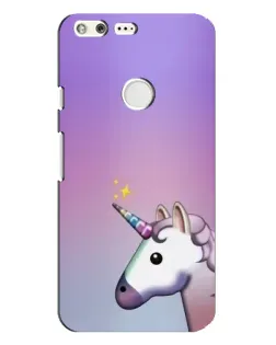 Чехол для Google Pixel XL с картинкой «Единорог градиент»
