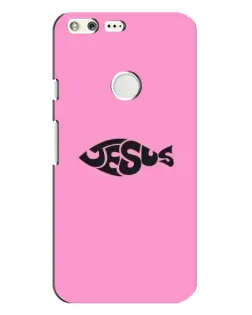 Чохол для Google Pixel XL з картинкою «Рожевий символ Jesus»