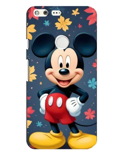 Чехол для Google Pixel XL с картинкой «Осенний Mickey Mouse»