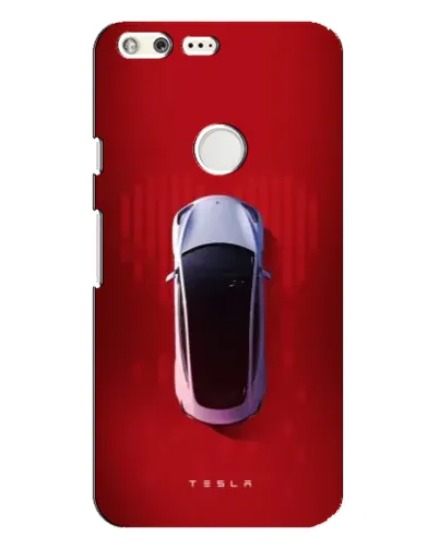 Чехол для Google Pixel XL с картинкой «Tesla Top View»
