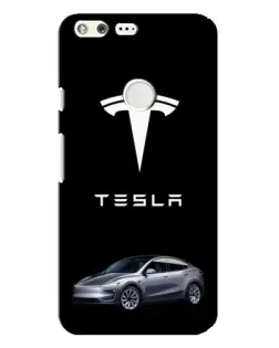 Чехол для Google Pixel XL с картинкой «Tesla Model Y»