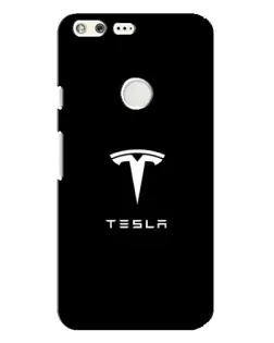 Чехол для Google Pixel XL с картинкой «Tesla White Logo»