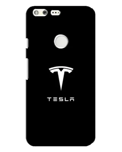Чехол для Google Pixel XL с картинкой «Tesla White Logo»