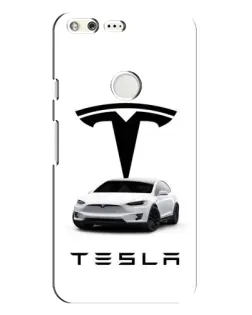 Чехол для Google Pixel XL с картинкой «Tesla White Style»