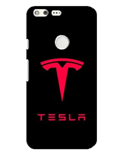 Чехол для Google Pixel XL с картинкой «Tesla Red Logo»