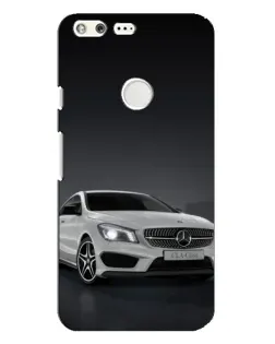 Чехол для Google Pixel XL с картинкой «Mercedes AMG GT Silver»