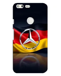 Чехол для Google Pixel XL с картинкой «Mercedes — флаг Германии»