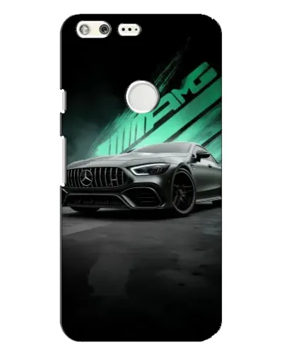 Чехол для Google Pixel XL с картинкой «Темный Mercedes AMG»