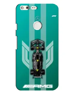 Чехол для Google Pixel XL с картинкой «Mercedes AMG Petronas»