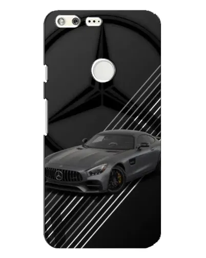 Чехол для Google Pixel XL с картинкой «Mercedes AMG — графика»