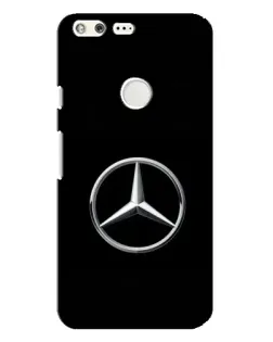 Чехол для Google Pixel XL с картинкой «Mercedes классический лого»