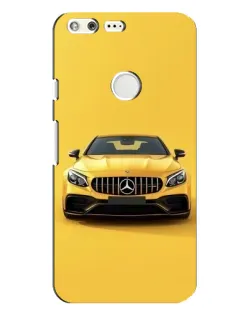 Чехол для Google Pixel XL с картинкой «Желтый Mercedes GT»