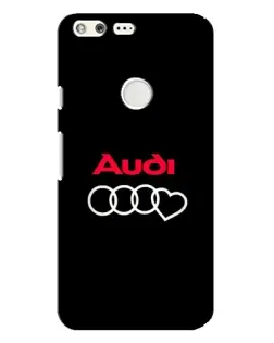 Чехол для Google Pixel XL с картинкой «Логотип Audi Heart»