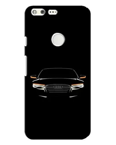 Чехол для Google Pixel XL с картинкой «Audi — ночной контур»