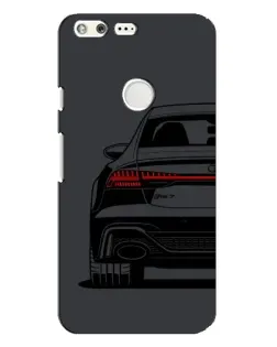 Чехол для Google Pixel XL с картинкой «Задняя часть Audi — арт»