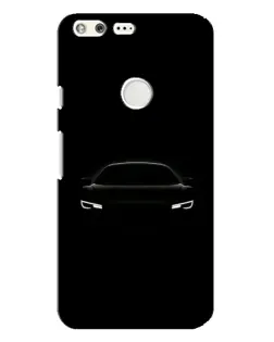 Чехол для Google Pixel XL с картинкой «Взгляд Audi в темноте»