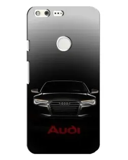 Чехол для Google Pixel XL с картинкой «Audi — градиентный контур»
