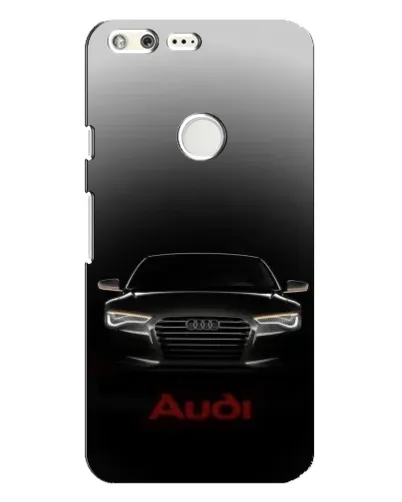 Чехол для Google Pixel XL с картинкой «Audi — градиентный контур»