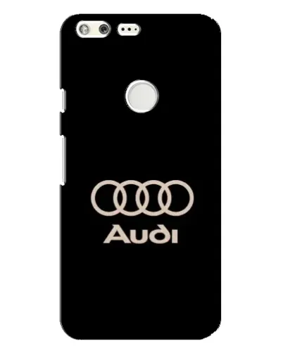 Чехол для Google Pixel XL с картинкой «Audi — золотой логотип»