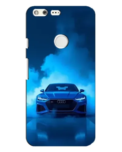 Чехол для Google Pixel XL с картинкой «Audi — голубая энергия»