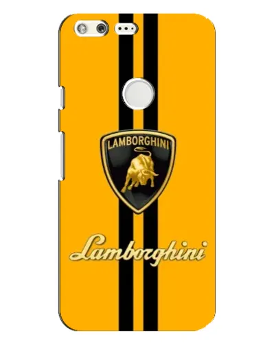 Чехол для Google Pixel XL с картинкой «Lamborghini Stripe желтый»