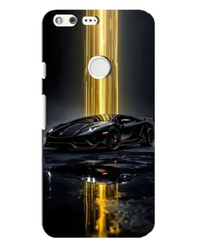 Чехол для Google Pixel XL с картинкой «Ночной Lamborghini драйв»