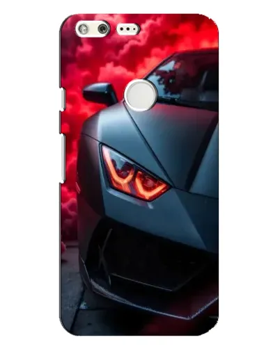 Чехол для Google Pixel XL с картинкой «Lamborghini красное сияние»