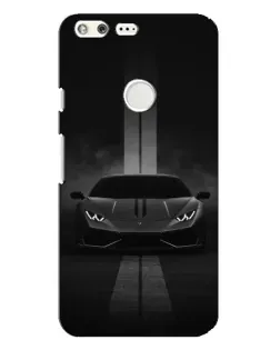 Чехол для Google Pixel XL с картинкой «Lamborghini симметрия дорог»