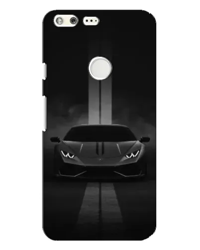 Чехол для Google Pixel XL с картинкой «Lamborghini симметрия дорог»