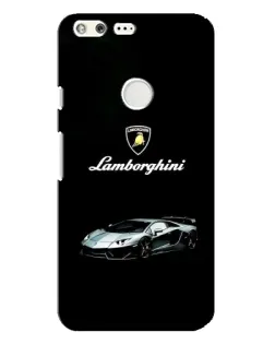 Чехол для Google Pixel XL с картинкой «Логотип Lamborghini классика»