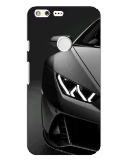 Чехол для Google Pixel XL с картинкой «Lamborghini фары детализация»