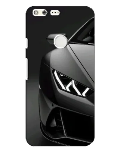 Чехол для Google Pixel XL с картинкой «Lamborghini фары детализация»