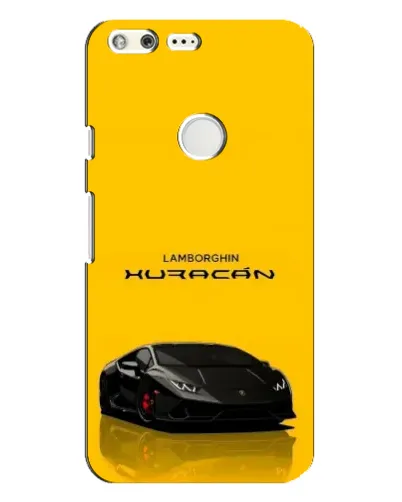 Чехол для Google Pixel XL с картинкой «Lamborghini Huracan черный»