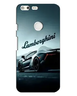 Чехол для Google Pixel XL с картинкой «Классическая надпись Lamborghini»