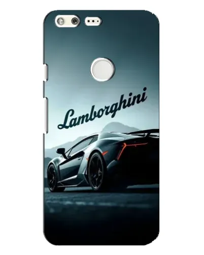 Чехол для Google Pixel XL с картинкой «Классическая надпись Lamborghini»