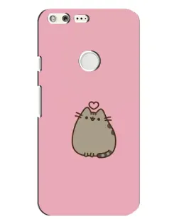 Чехол для Google Pixel XL с картинкой «Pusheen сердце»