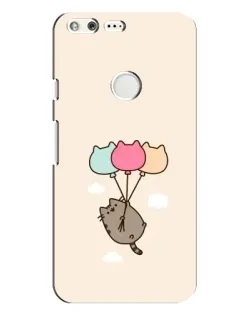 Чехол для Google Pixel XL с картинкой «Пушин на шариках»