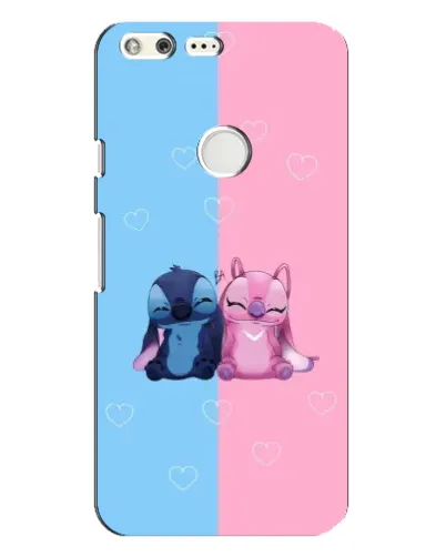 Чохол для Google Pixel XL з картинкою «Stitch та Angel Love»