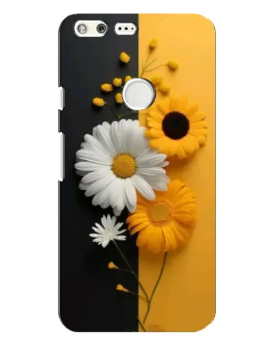 Чехол для Google Pixel XL с картинкой «Подсолнух и ромашка»