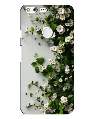 Чехол для Google Pixel XL с картинкой «Ветка мелких белых цветов»