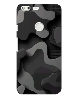 Чохол для Google Pixel XL з картинкою «Темний абстрактний камуфляж»
